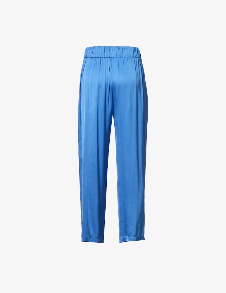 Jogger fluido recto azul