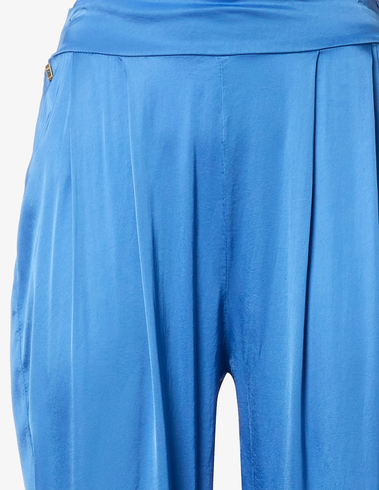 Jogger fluido recto azul