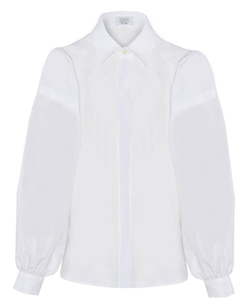 Camisa tafetán blanca